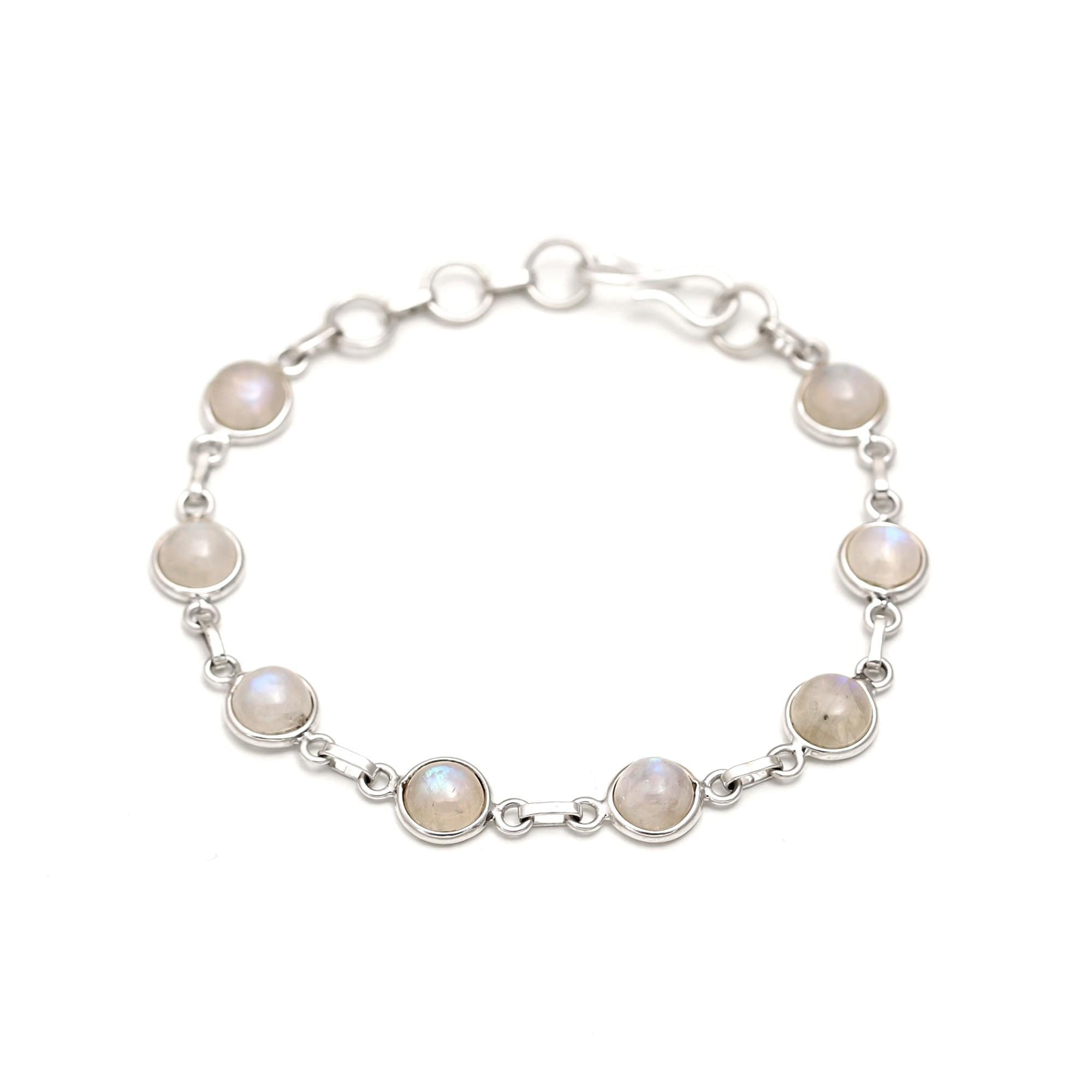 Moonstone Silver Bracelet