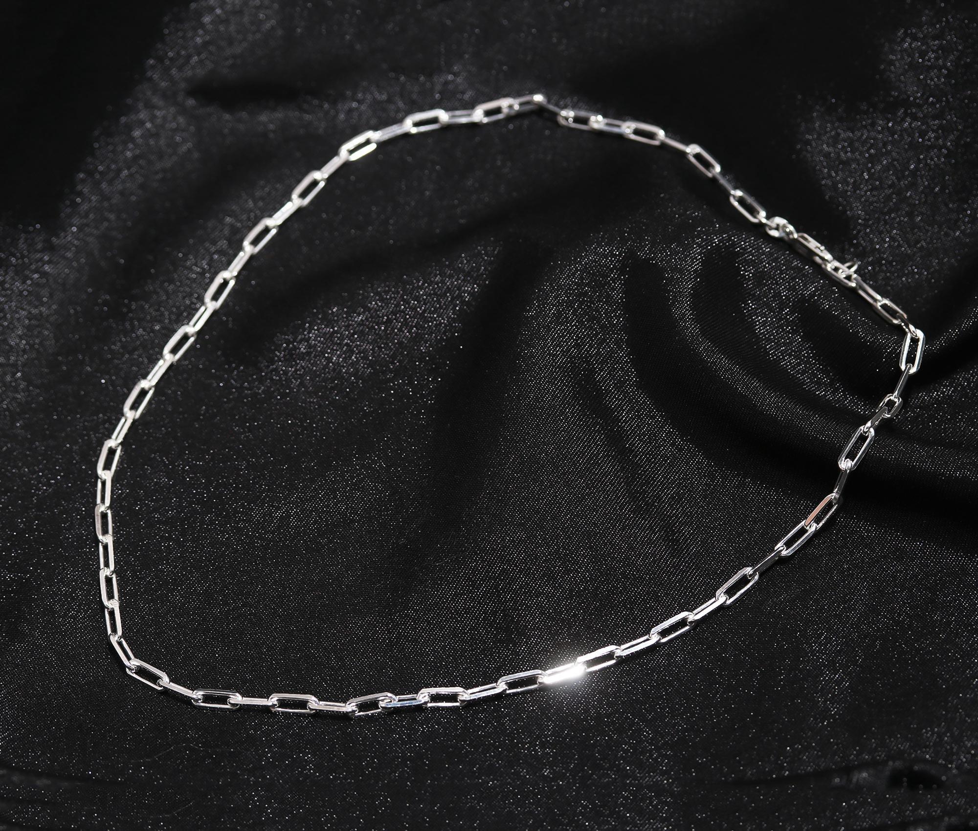 Silver Clip Chain.
