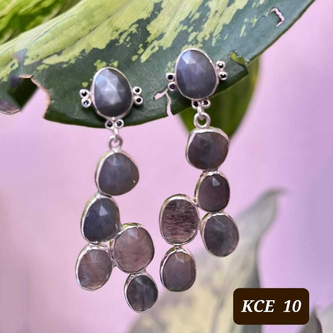 Whimsical Stone studded Dangler Earrings