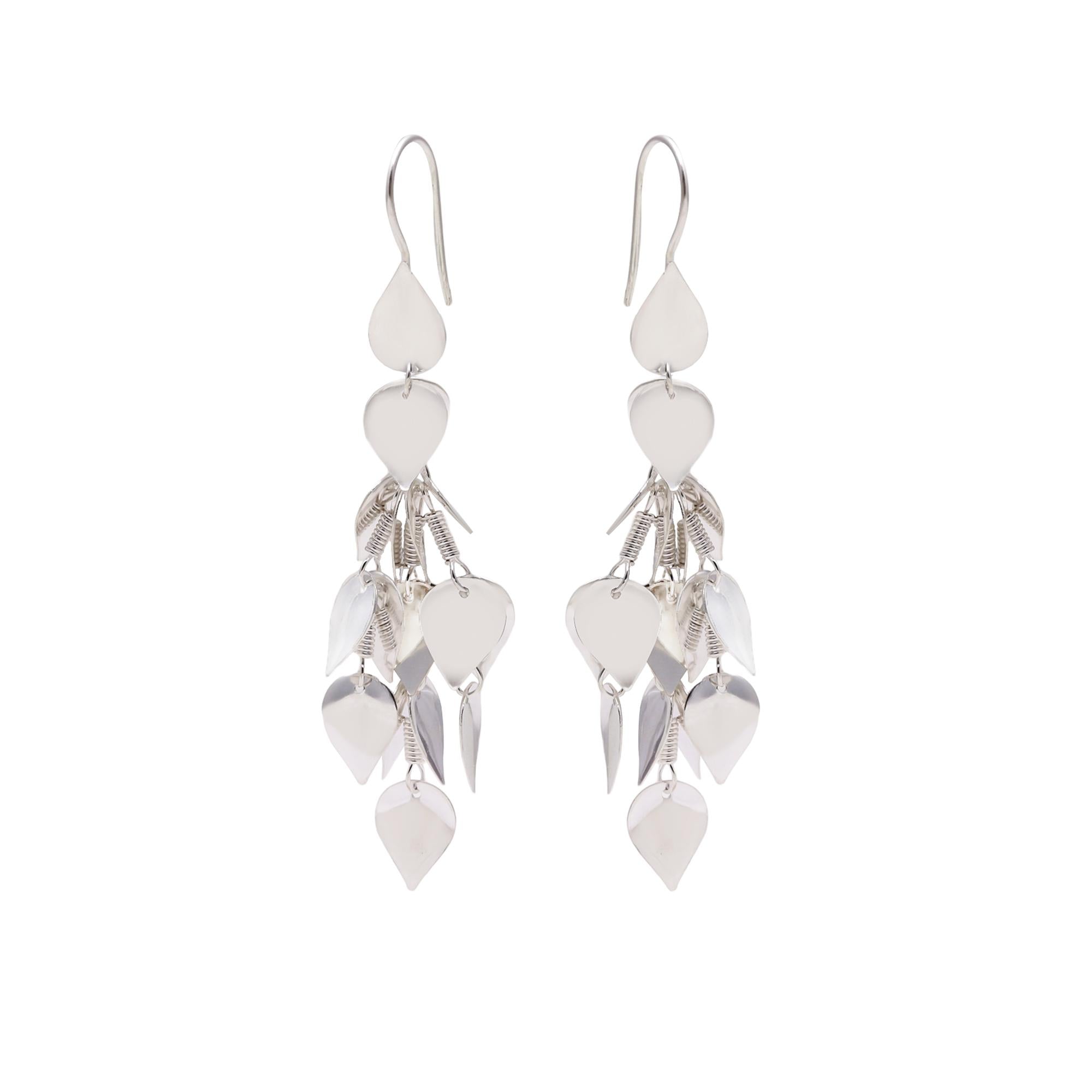 Leaf Silver Earrings
