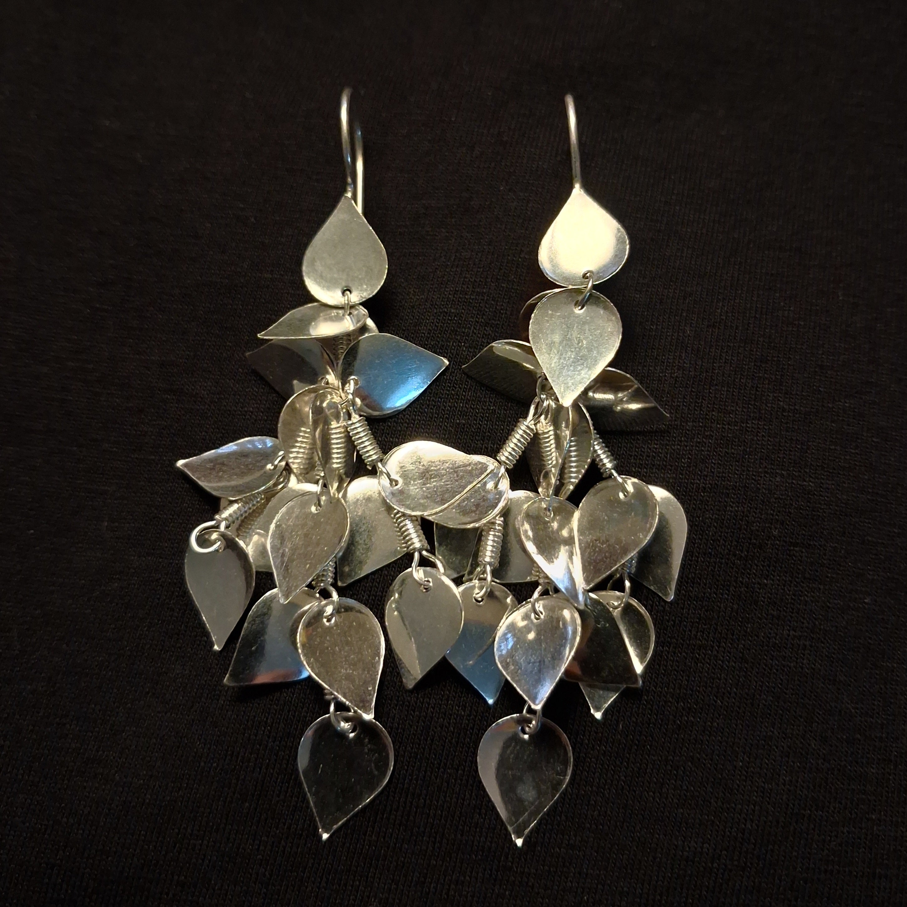 Leaf Silver Earrings