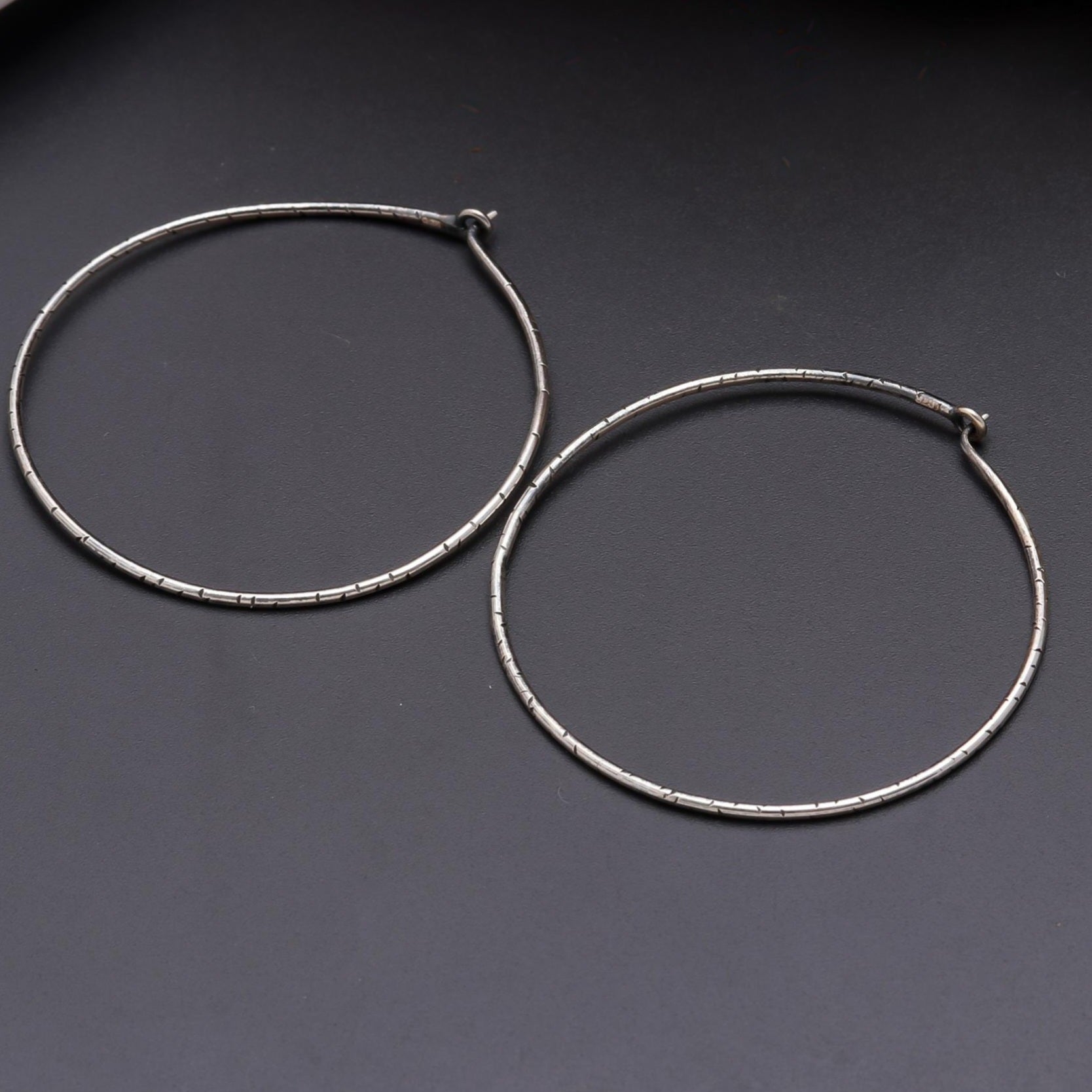 Hoop Silver Earrings