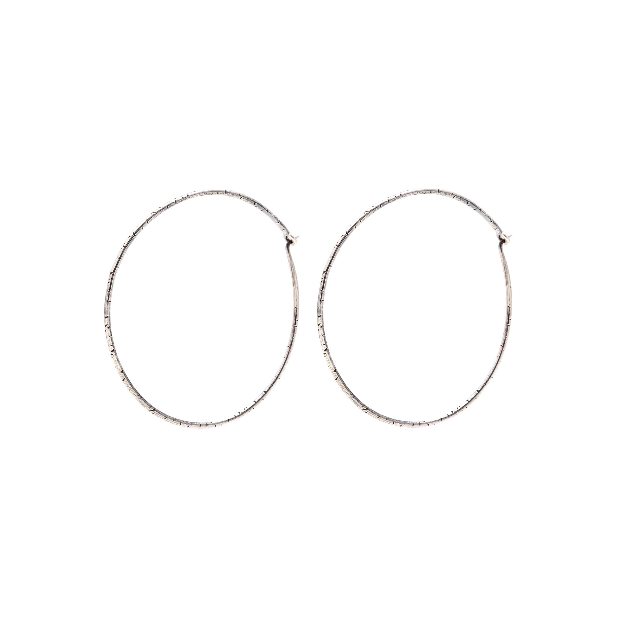 Hoop Silver Earrings