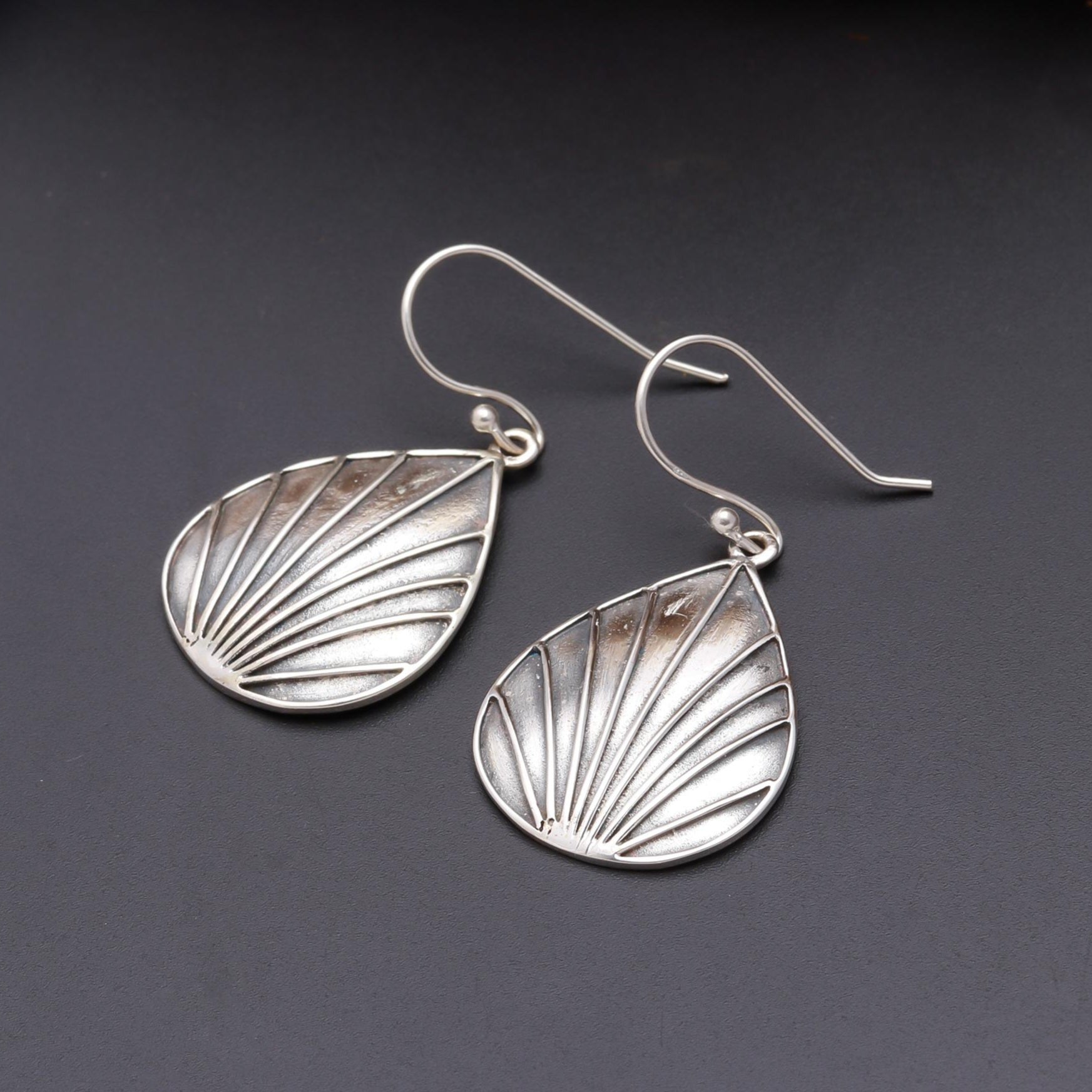 Leaf Silver Earrings..