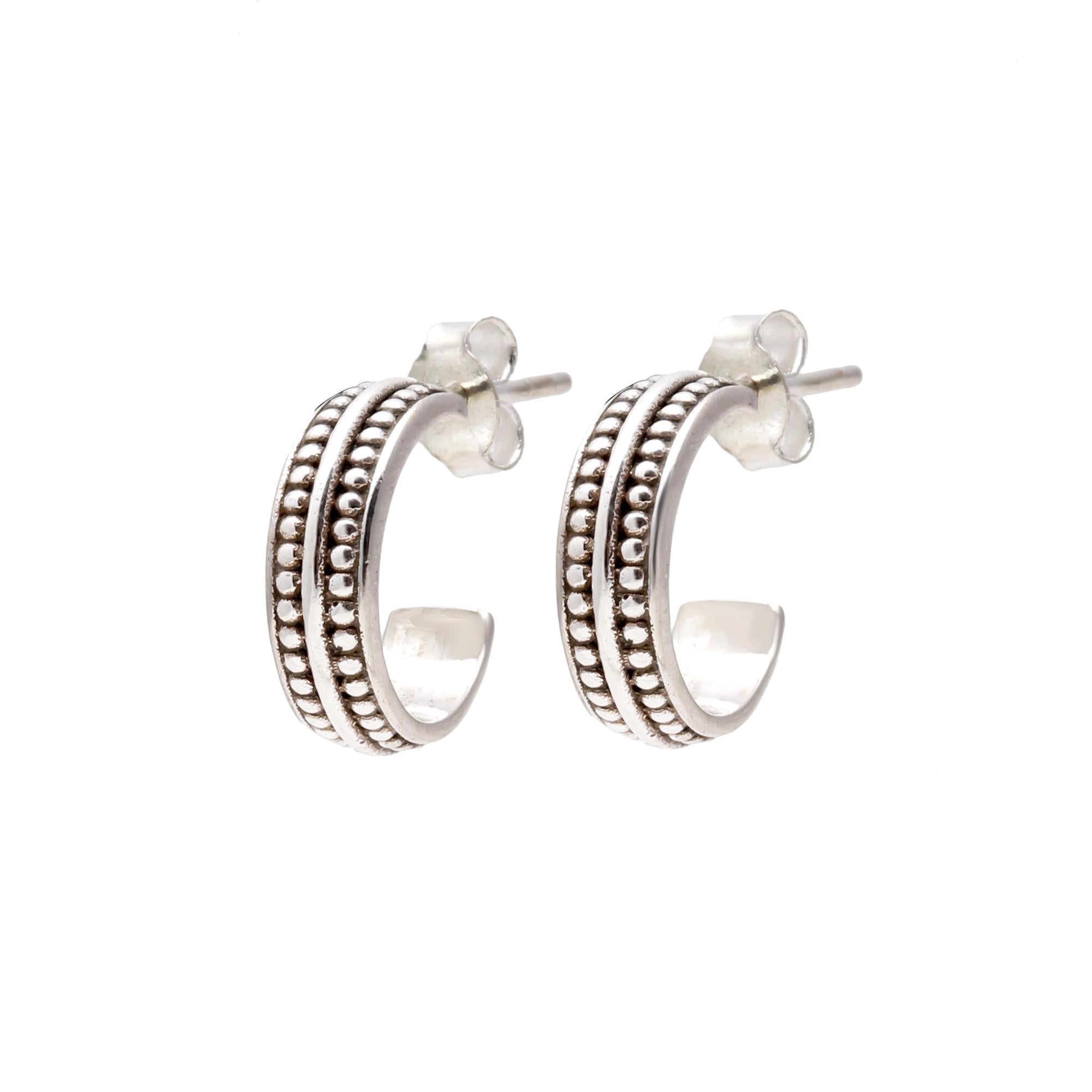Hoops Silver Earrings