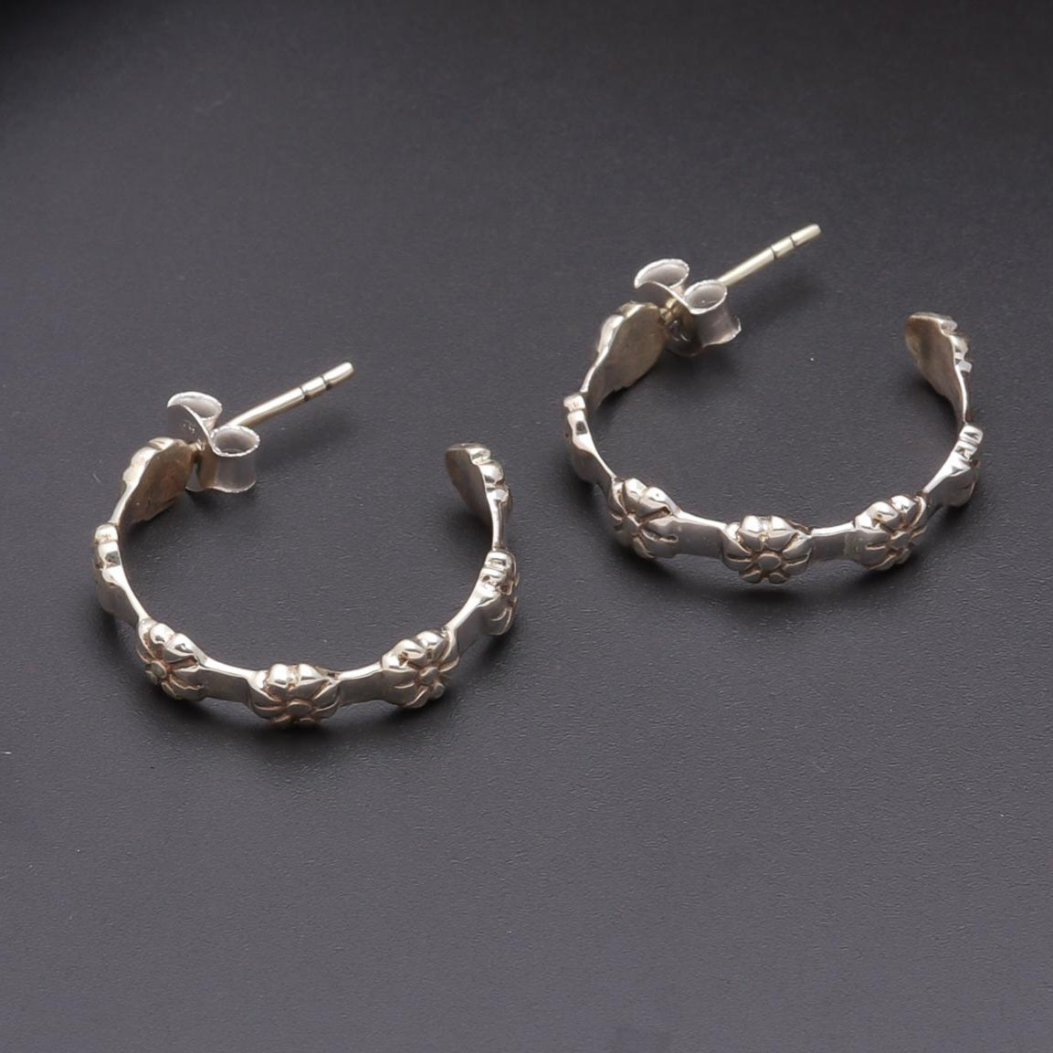 Hoop Silver Earrings