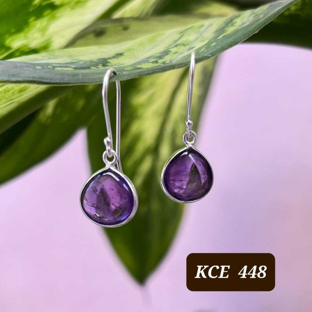 Classic Amethyst Drop Earrings