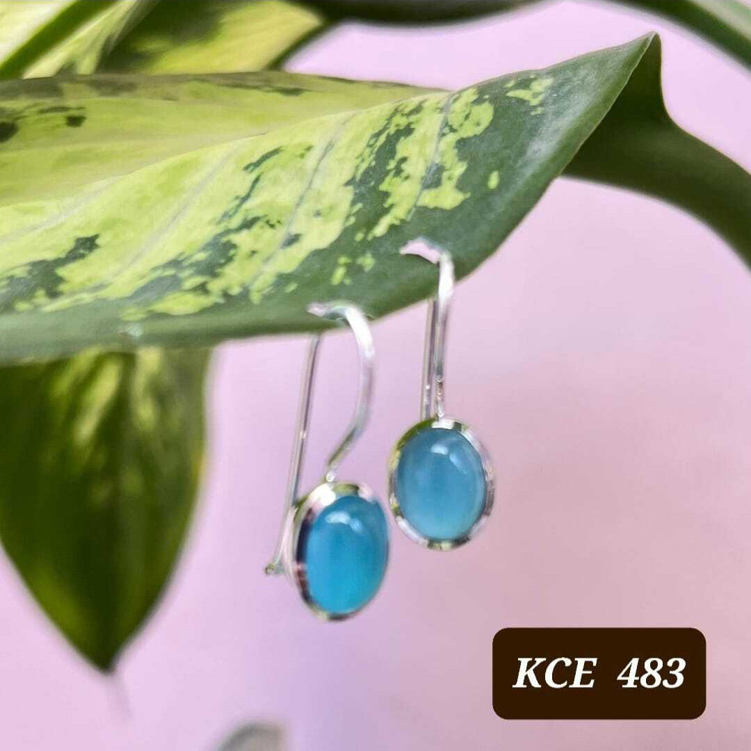 Classic Blue Stone earrings