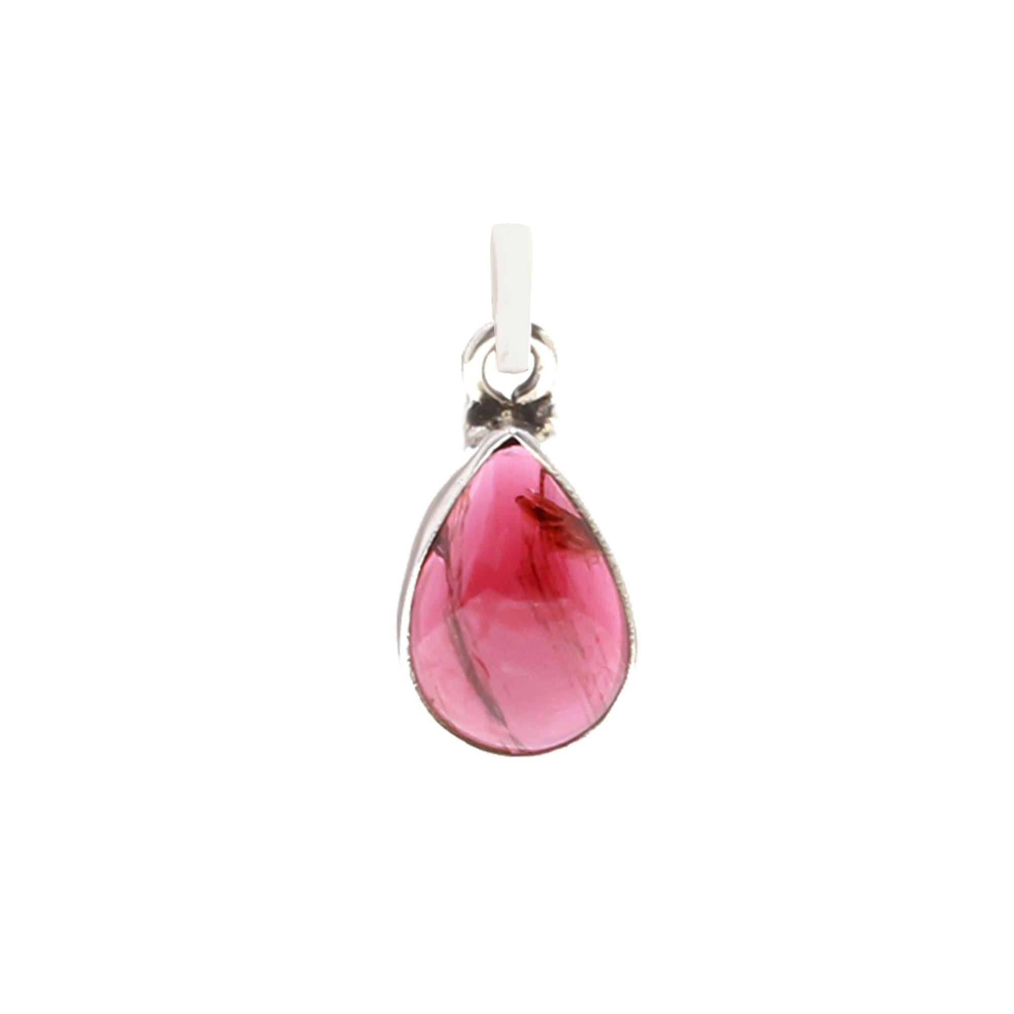 Garnet Silver pendant.
