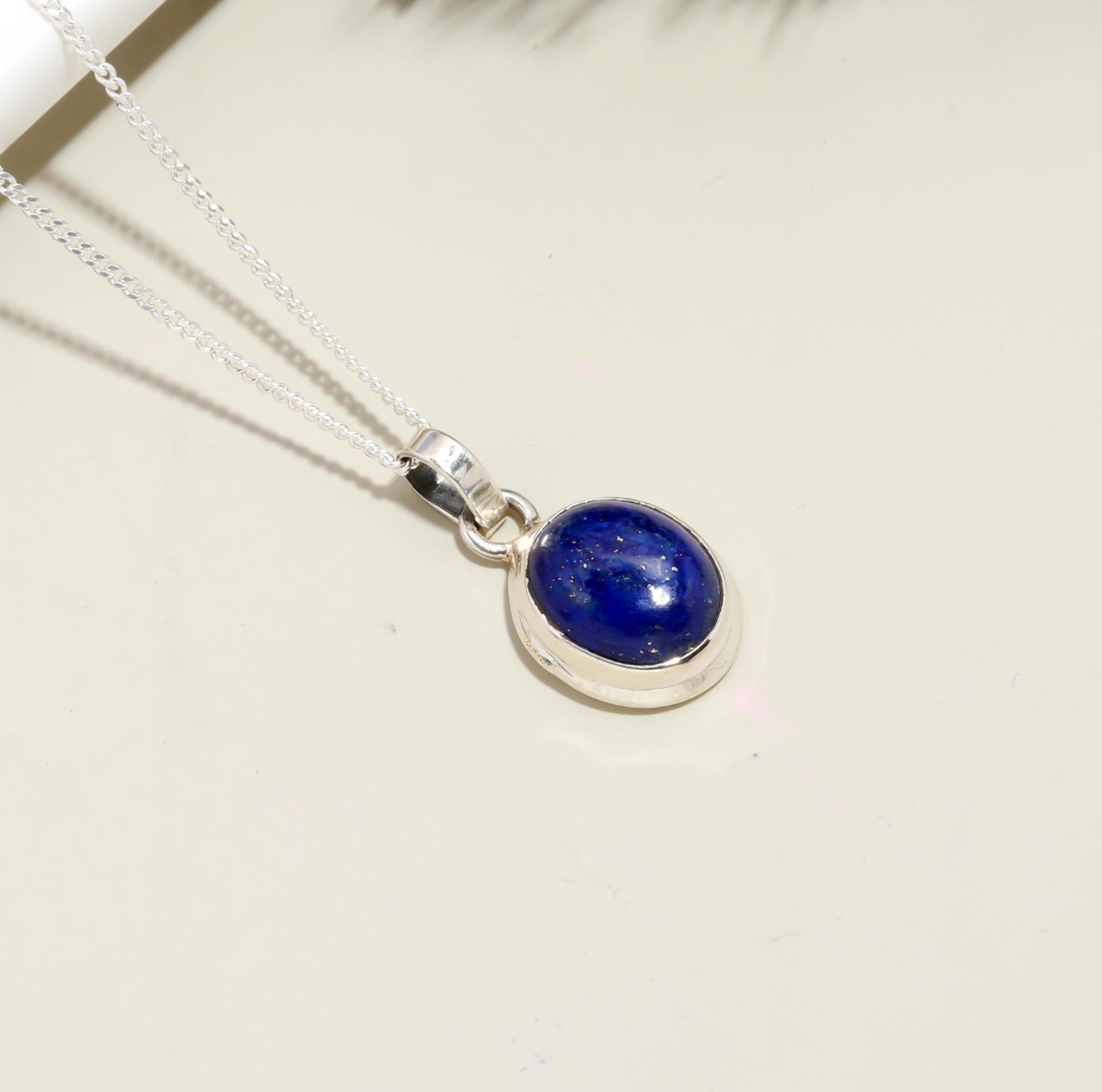 Lapis lazuli Silver Pendant.