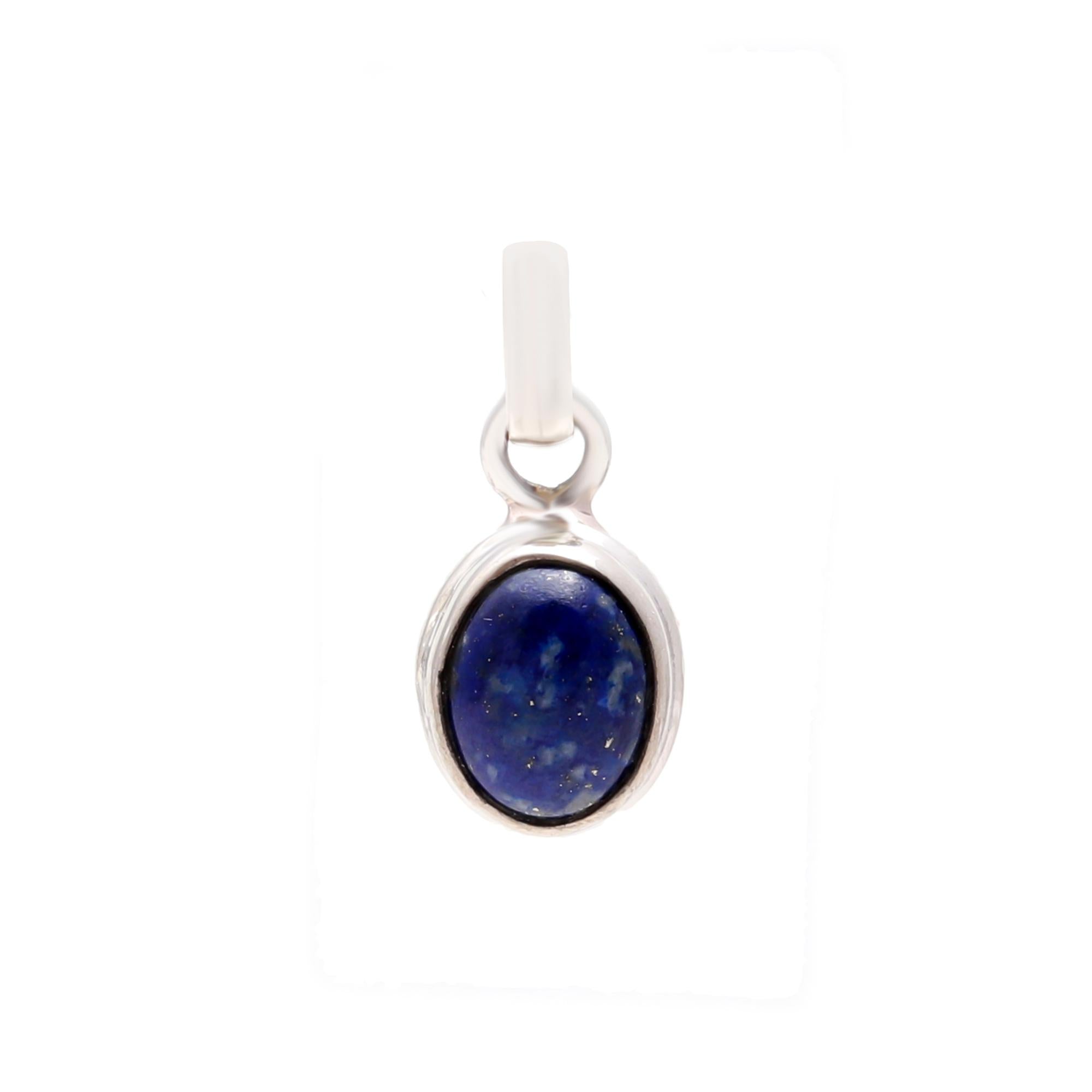 Lapis lazuli Silver Pendant.